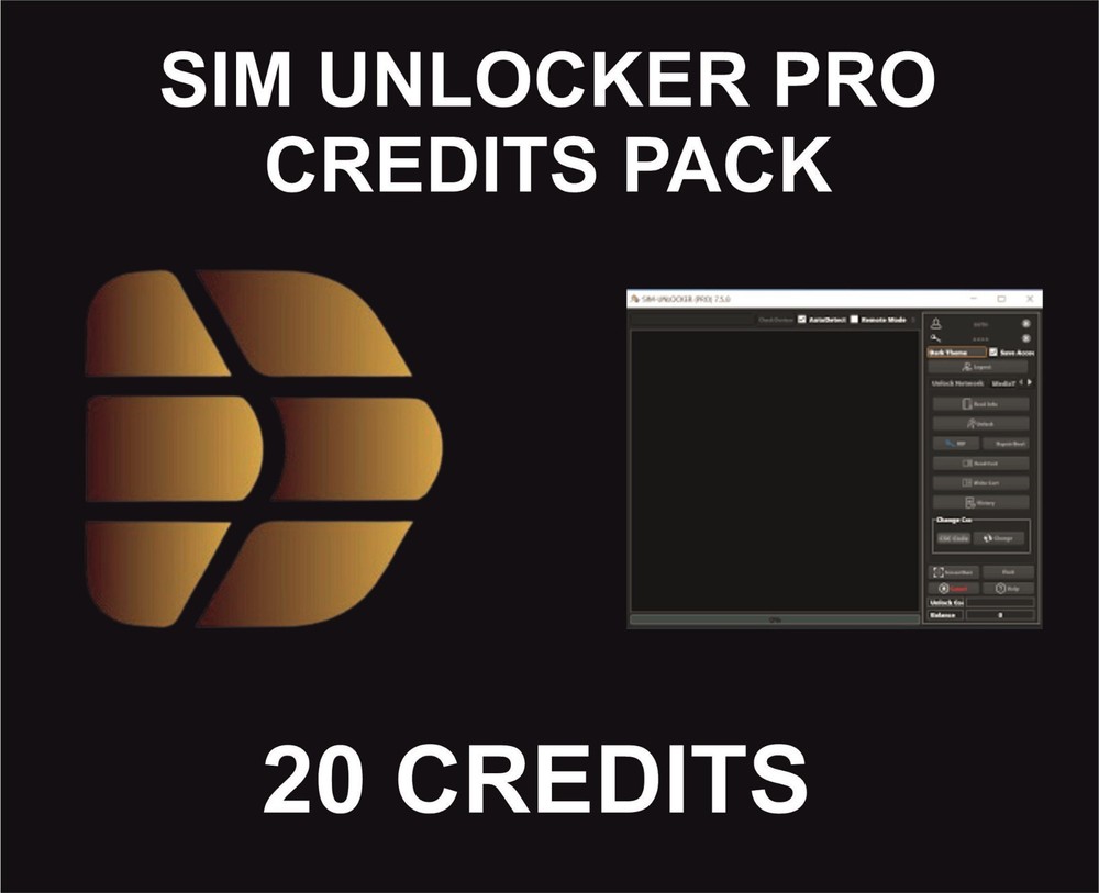 Sim Tool Pro Credits Activation Pack, 20 Credits