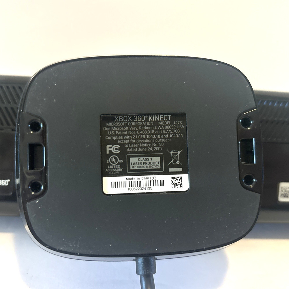 Microsoft Xbox 360 Kinect Motion Sensor Bar 1473 & 3 Games Bundle Tested& Works