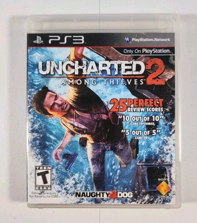 Uncharted 2: Among Thieves (Sony PlayStation 3 Ps3 Authentic Replacement Case
