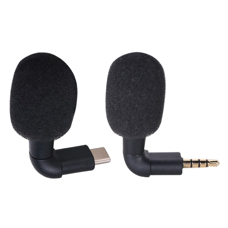 Smartphone Video Mini Microphone Mic Type-c/3.5mm Plug Support Multiple Device