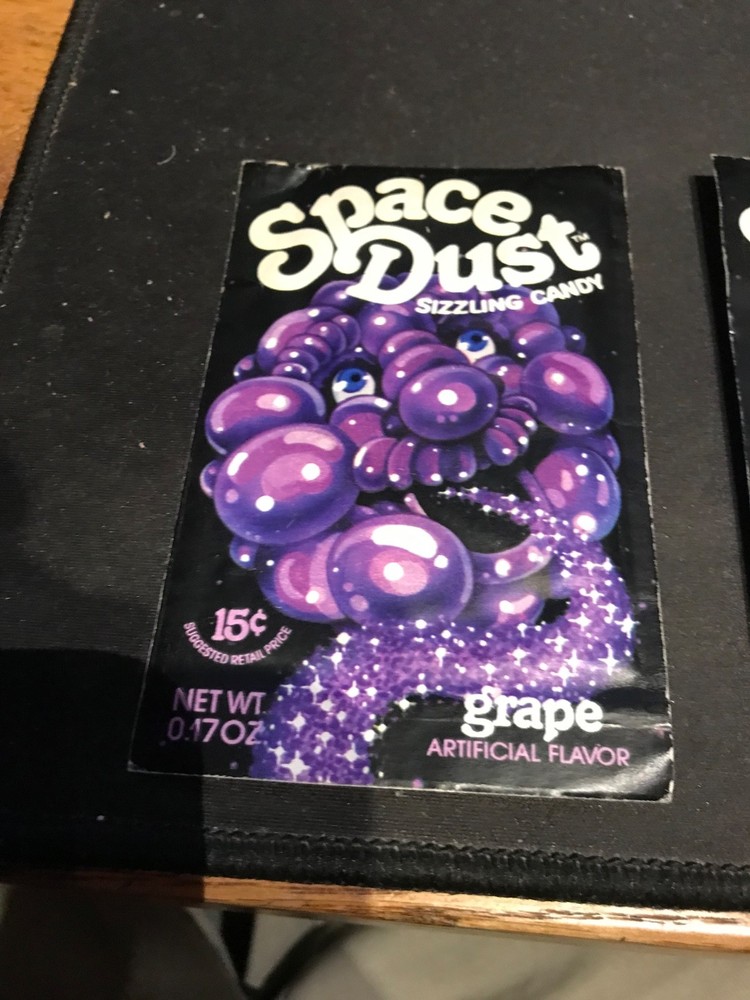 3 total Vintage Space Dust Sizzling Grape Candy sealed