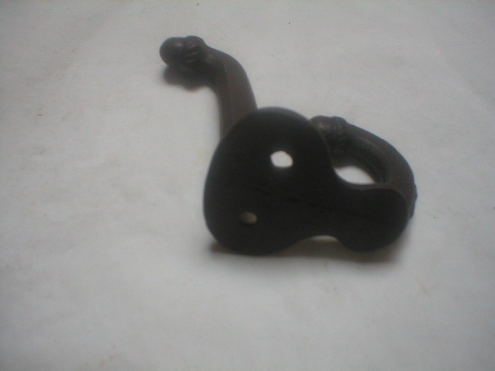 Antique Victorian Cast Iron Acorn Hook