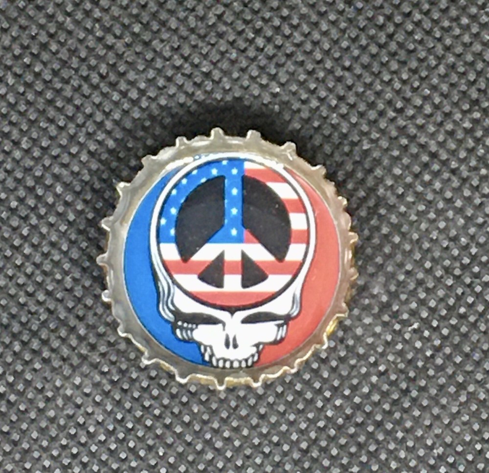 Grateful Dead Americana Bottle Cap Magnet Set
