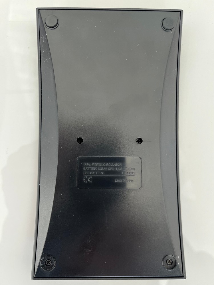 Vintage Solar Calculator Black - Works
