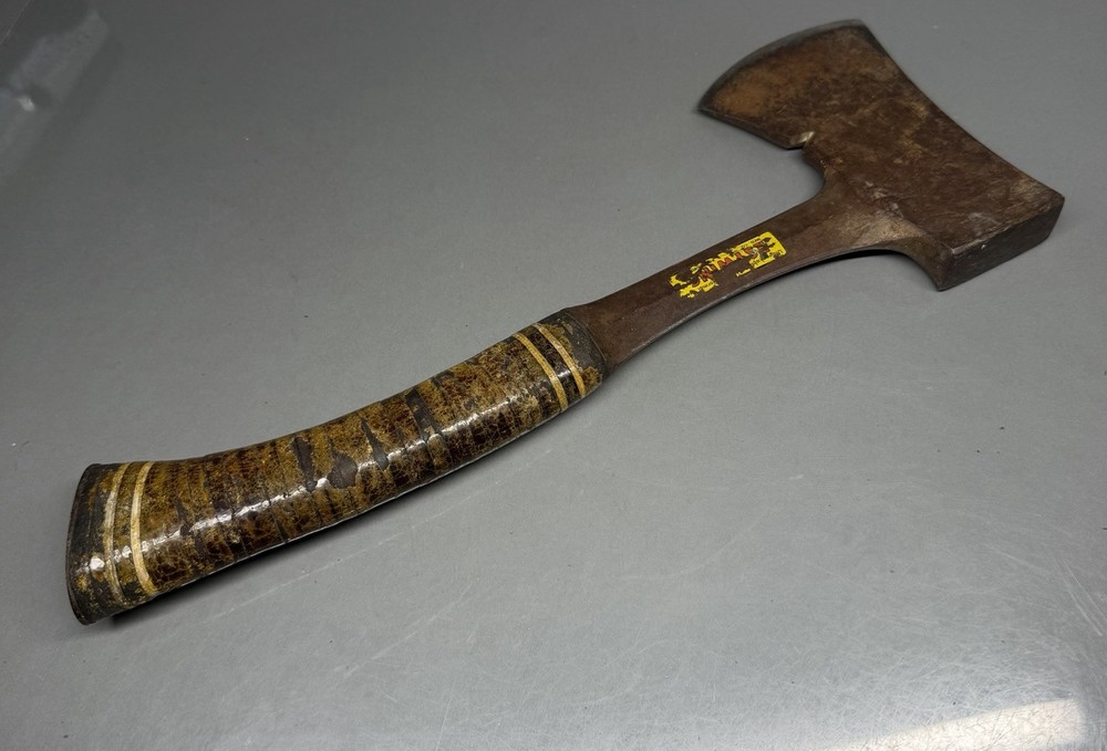 Vintage Eastwing Axe Hatchet ~ With Sheath ~ Rusty