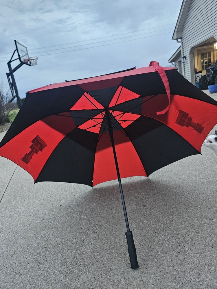 Team Effort Golf NCAA 62" Windsheer Lite Texas Tech Red Raiders Umbrella