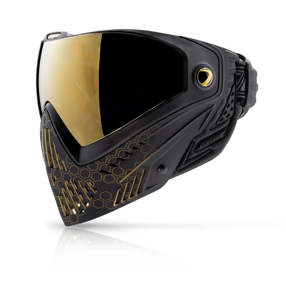 Dye Paintball I5 Protective Gear Goggle System Mask Hypercam Black/Gold