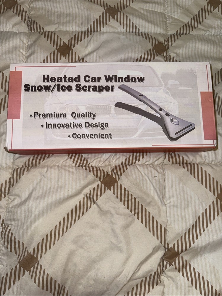 Heated car window Snow And Ice scraper
