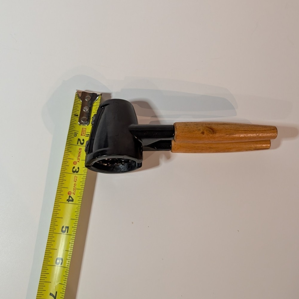 Vintage German Nutcracker Wood Wooden Handle, Study Handheld Nut Cracker ,Opener