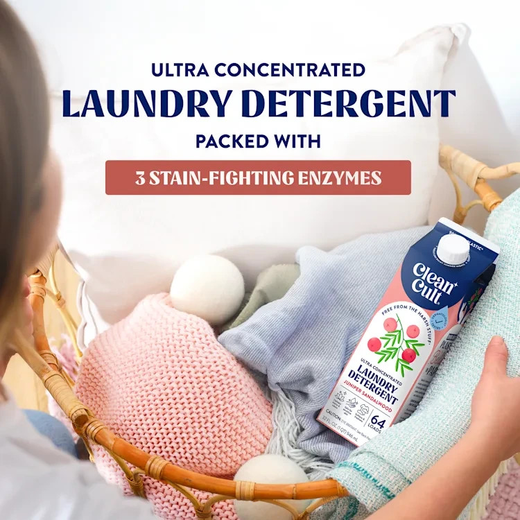 Concentrated Liquid Laundry Juniper Sandalwood | 32 Fl Oz