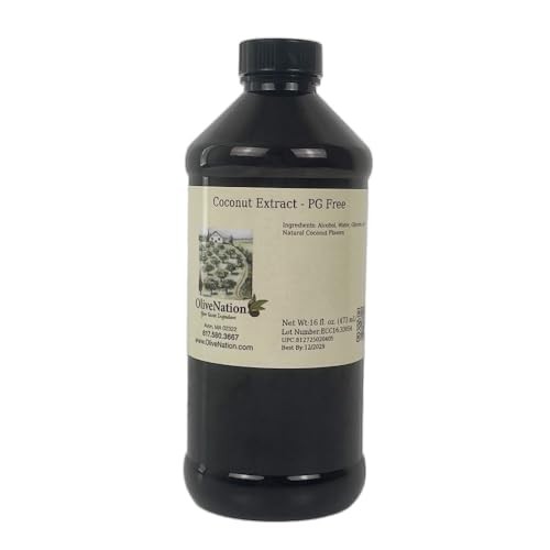 Natural Coconut Extract Water Soluble Flavoring 16 oz