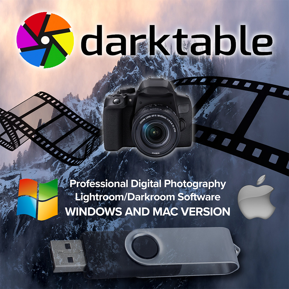 PRO Digital Camera Editing Photography RAW Image Lightroom Darkroom Software USB