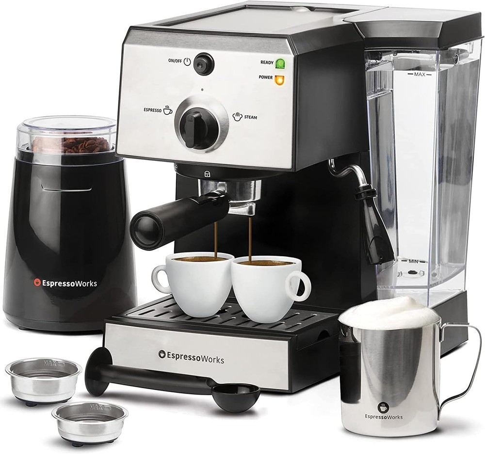 Espresso Machine Kit Grinder Frother Set