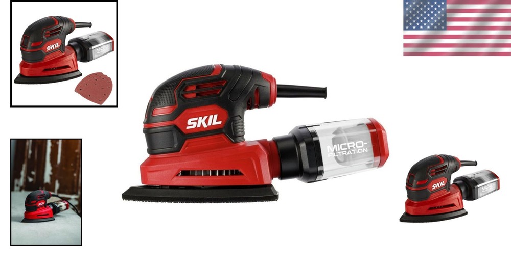 Corded Mouse Sander with Dust Collection