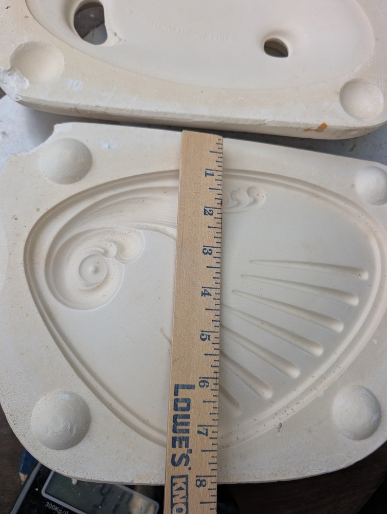 Large Tray Candy Dish Vintage Slip Casting Ceramic Mold