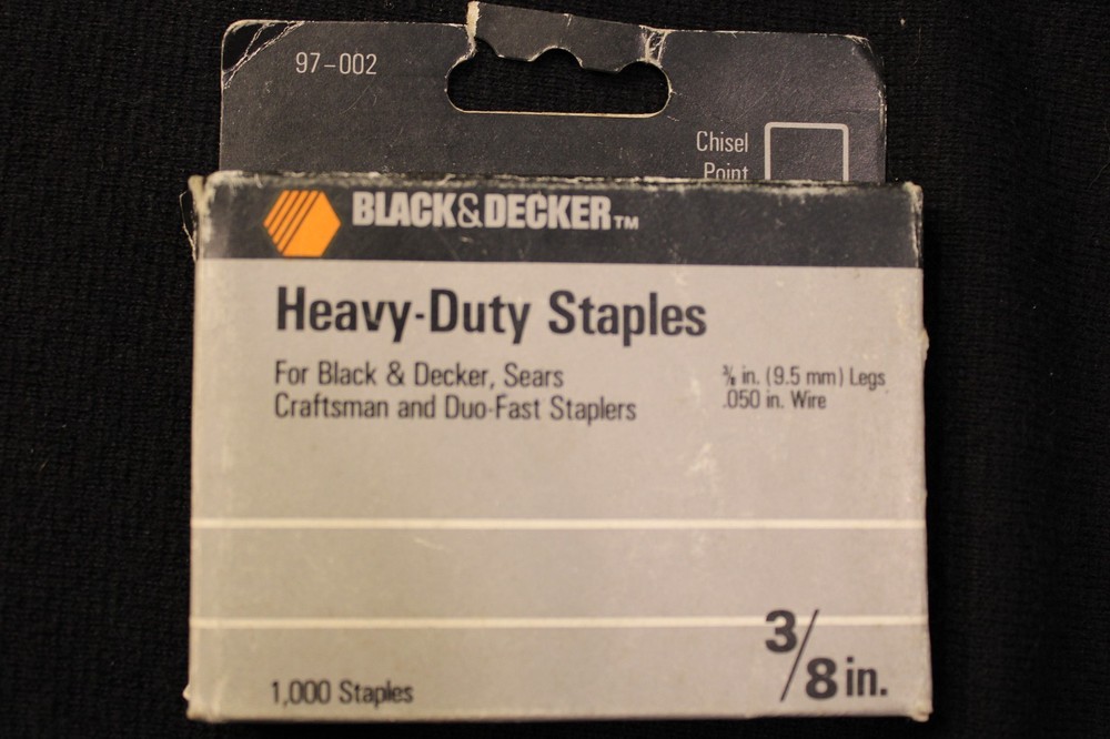 Black & Decker 3/8" Staples model 97-002