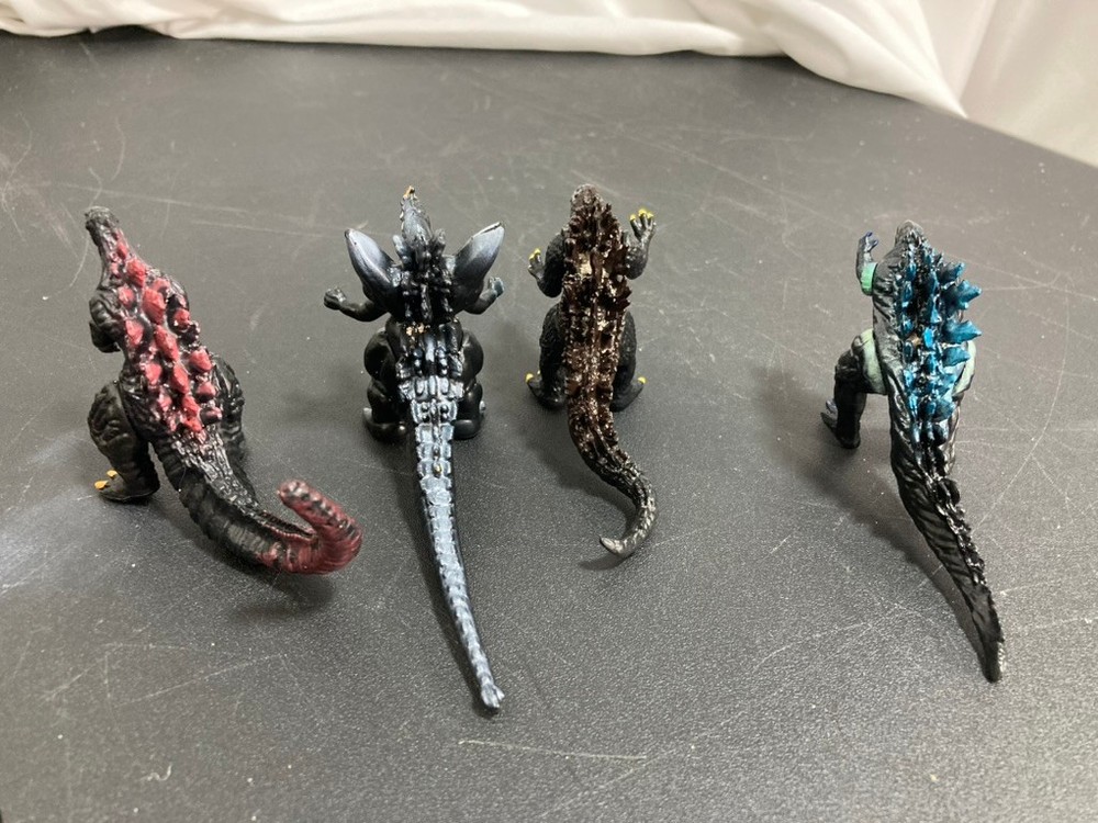 Godzilla Mini Figures 2.5” Lot Of 4