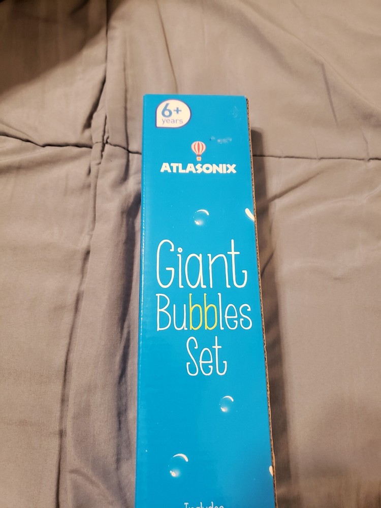 Atlasonix Giant Bubble Set New in Box!