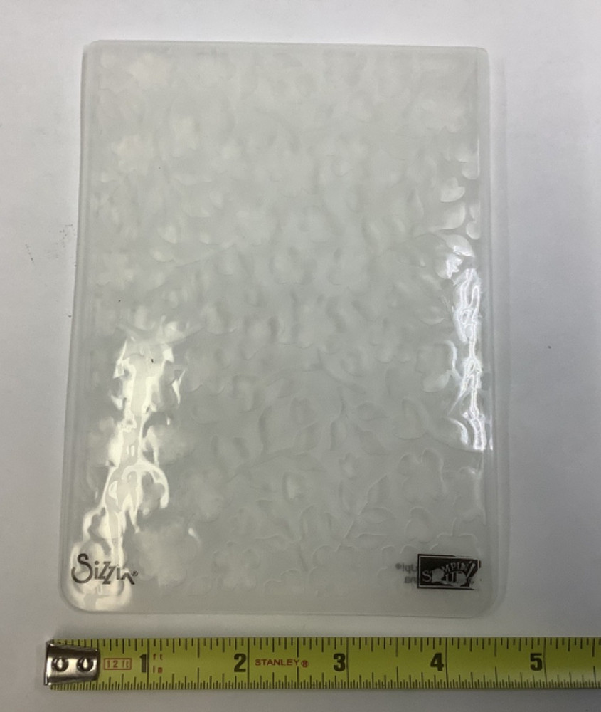 Sizzix Cuttlebug TEXTURES Embossing Folders (4)-Paper Studio folder 20 slots