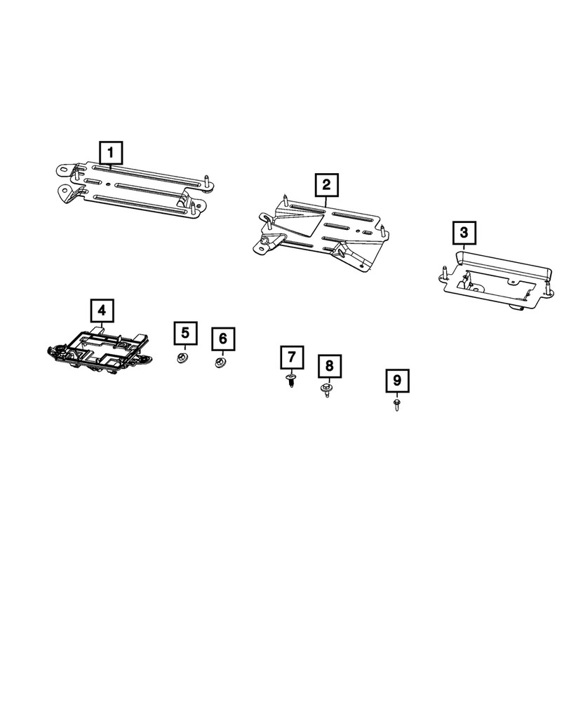 Genuine Mopar Module Bracket 68482866AA
