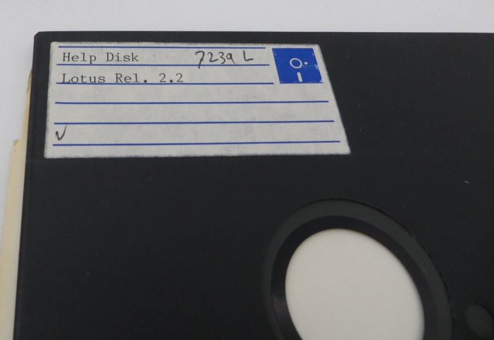 LOTUS Rel. 2.2 5.25" Floppy Disk vintage Computer Program Discs