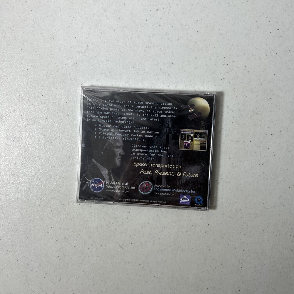 NASA Space Transportation Past Present & Future CD New Sealed