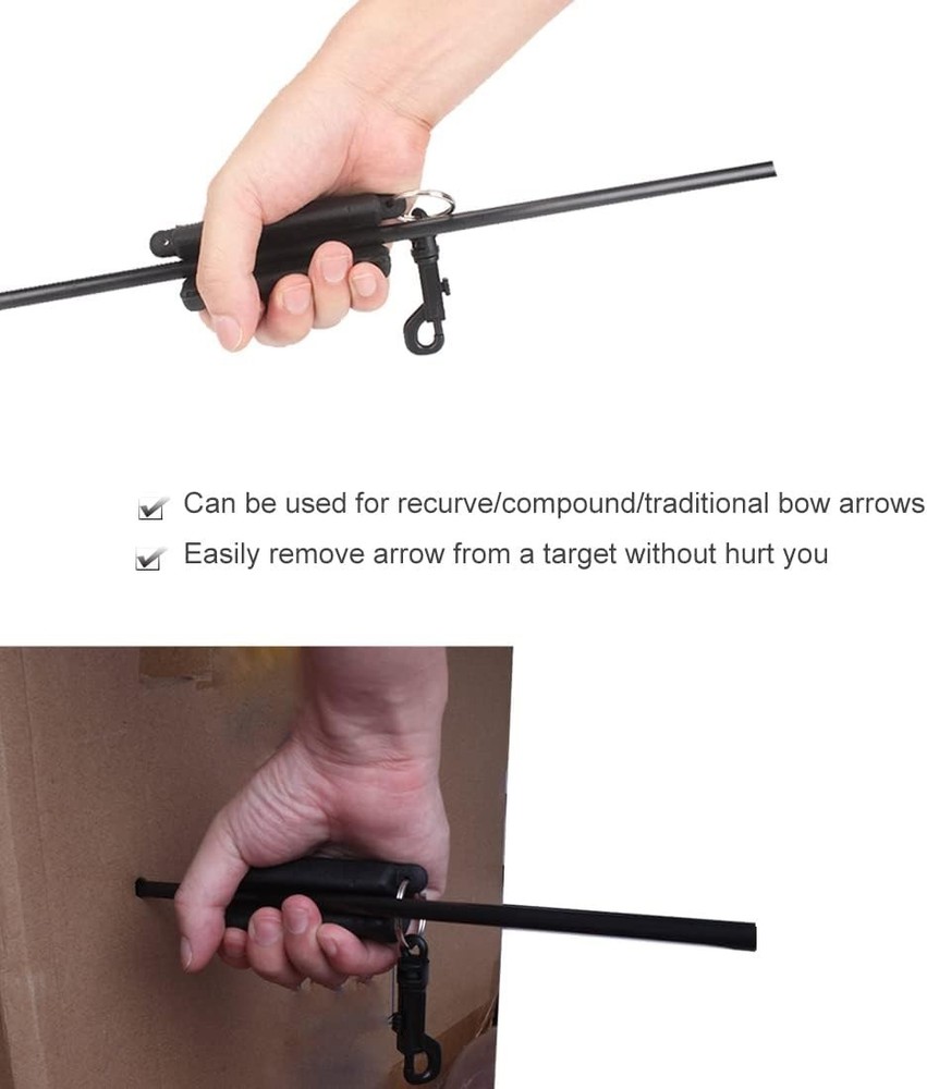 Essential Archery Arrow Puller with Belt Clip - Lightweight & Safe Removing Tool