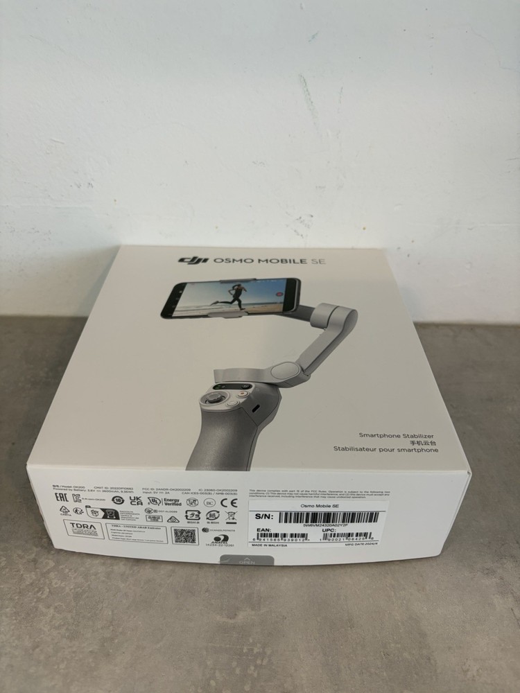 DJI Osmo Mobile SE Smartphone Gimbal Stabilizer, 3-Axis, ActiveTrack 5.0