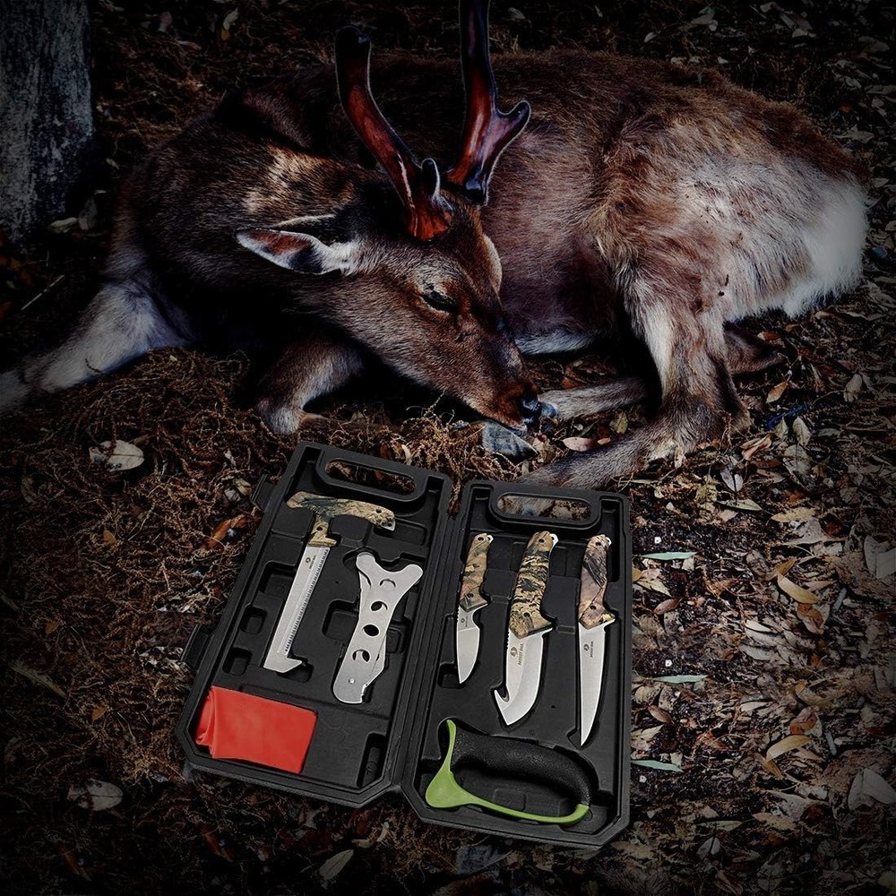 Mossy Oak Hunting Field Dressing Kit - Portable Butcher Game Processor Set