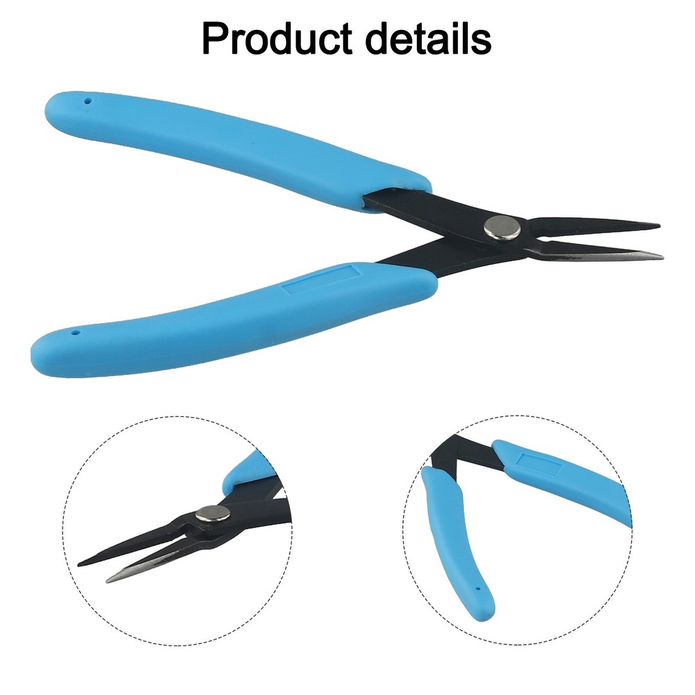 Compact Blue and Black Jewelry Making Plier Efficient and Rust Resistant