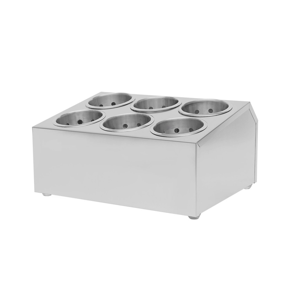 Stainless Steel Kitchen Utensil Holder Container Flatware Caddy Organizer Tool