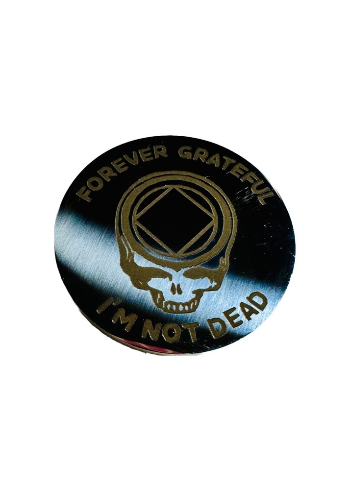 Grateful Dead NA Sobriety Chip