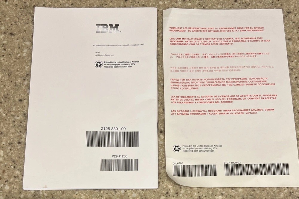 IBM ThinkPad I Series 1400 User’s Reference Manual OEM 1998 & Document Lot