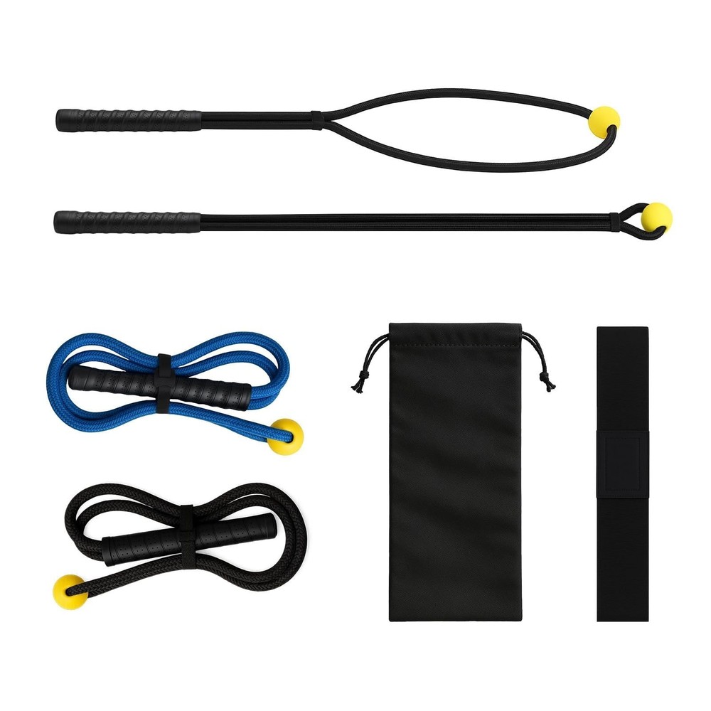 Rope Golf Swing Trainer Black