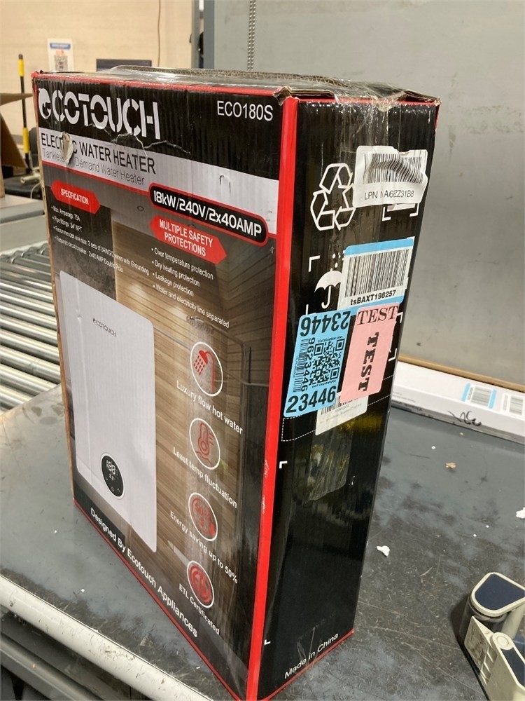 EcoTouch ECO180S Tankless Water Heater 18kW 240V On Demand Wall Mount