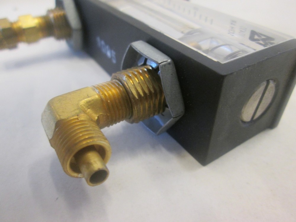 10430, Flowmeter, 0-26 SCFH Air, 100 PSIG Max, Used