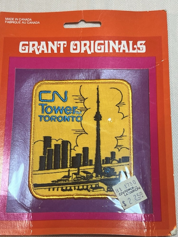 Vintage CNTower Toronto Patch