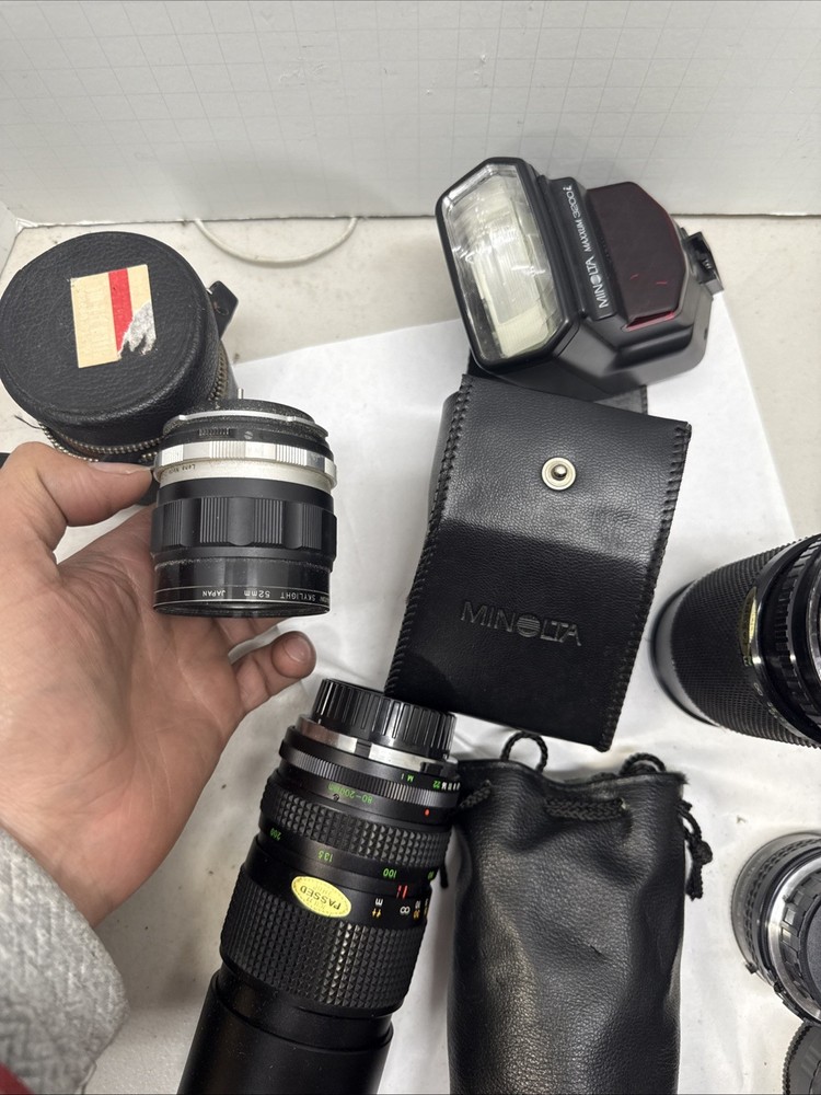 Vintage Cameras and Lenses Large Set