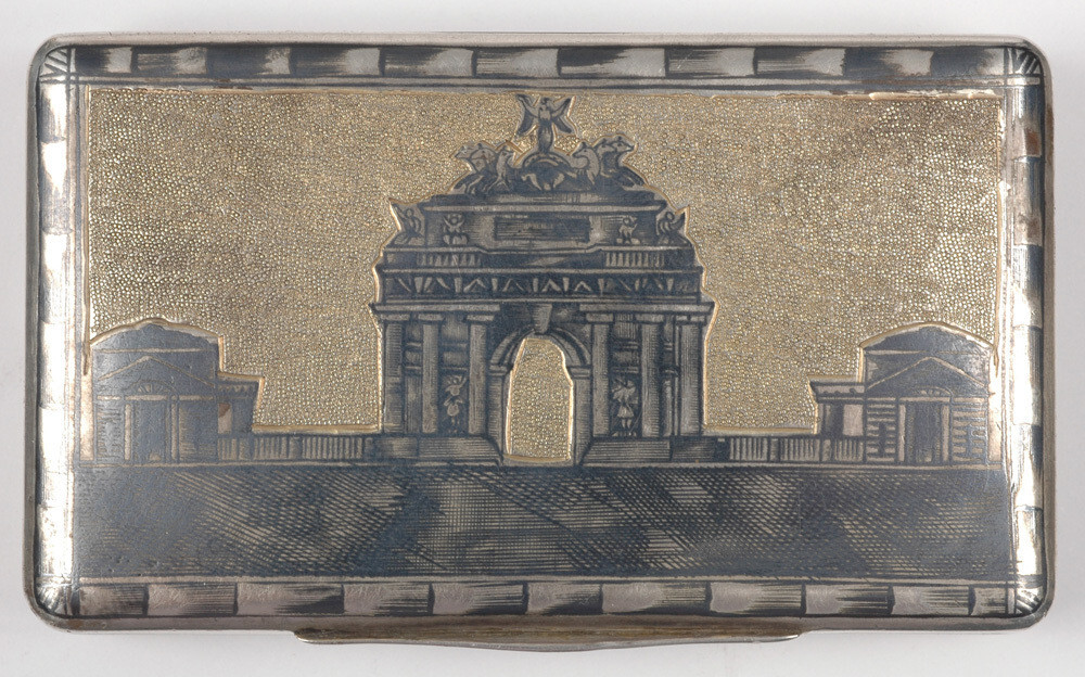 Moscow silver snuff-box, 1841