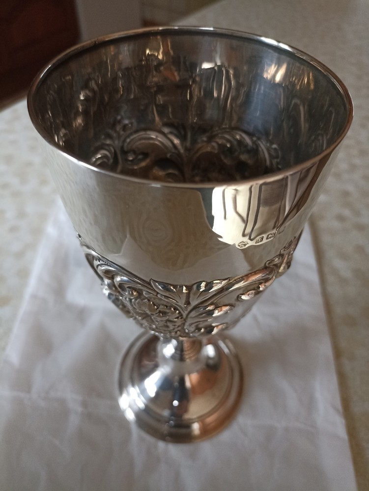 Edwardian Hallmarked Sterling Silver Goblet