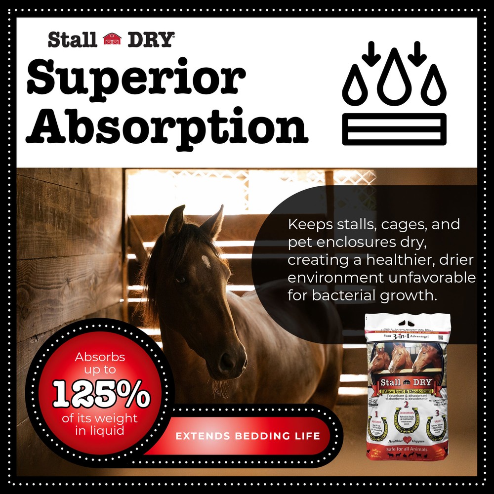 Progressive Planet Stall Dry Absorbent & Deodorizer, 25lbs