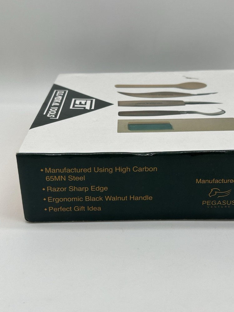 9 Piece Elemental Tools Wood Carving Set