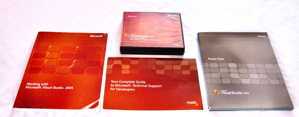 Microsoft Visual Studio 2005 Professional Edition MSDN - Sub Renewal + POSTERS