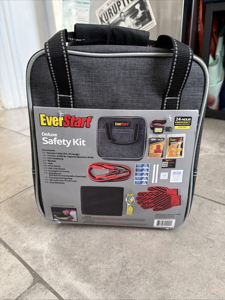 EverStart Deluxe Safety Kit New