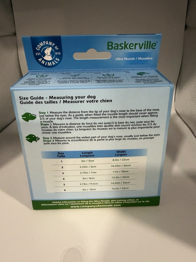 Baskerville Ultra Muzzle for Dogs, Size 2 - Black