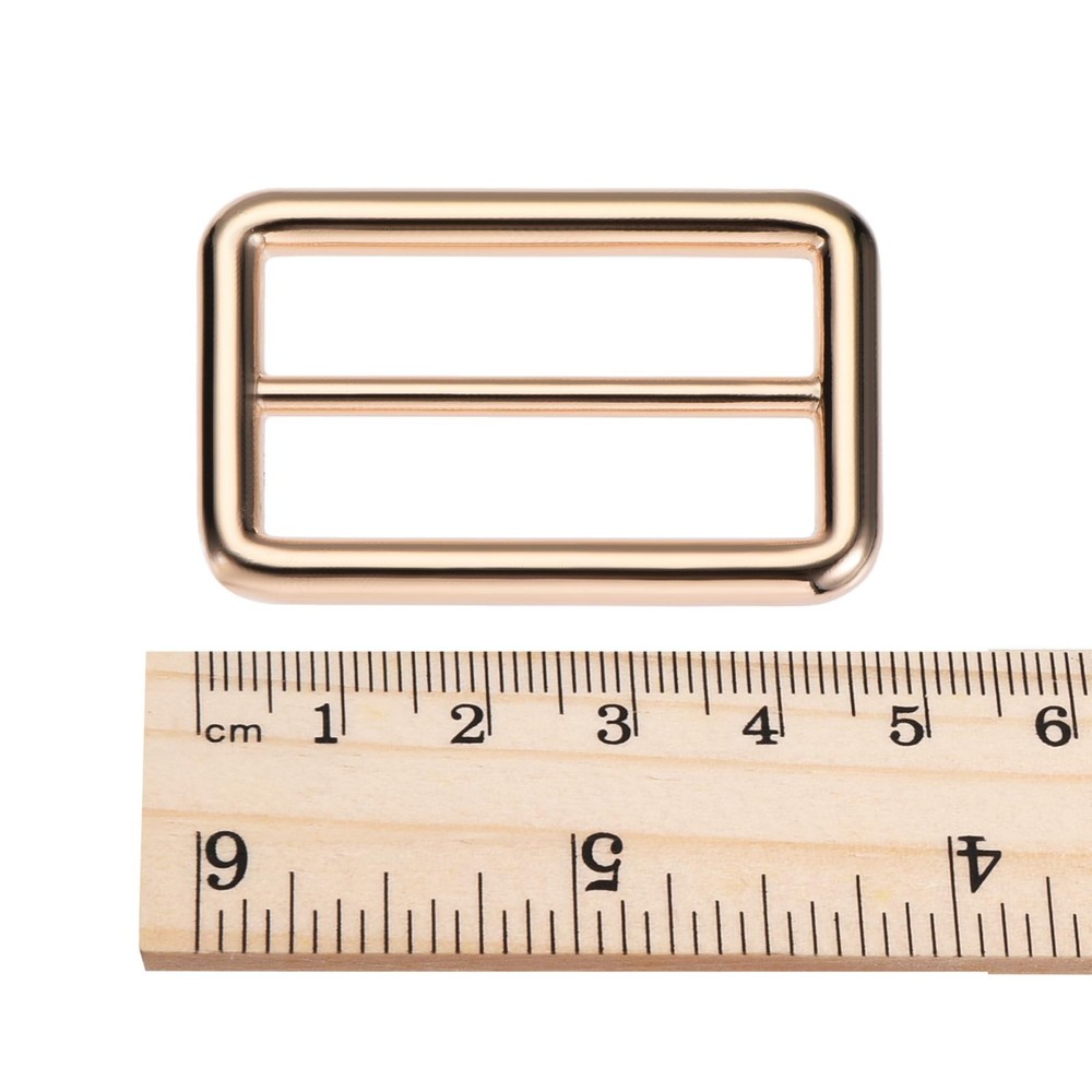 38mm Metal Sliding Adjustable Strap Buckle Clasp Gold 4pcs