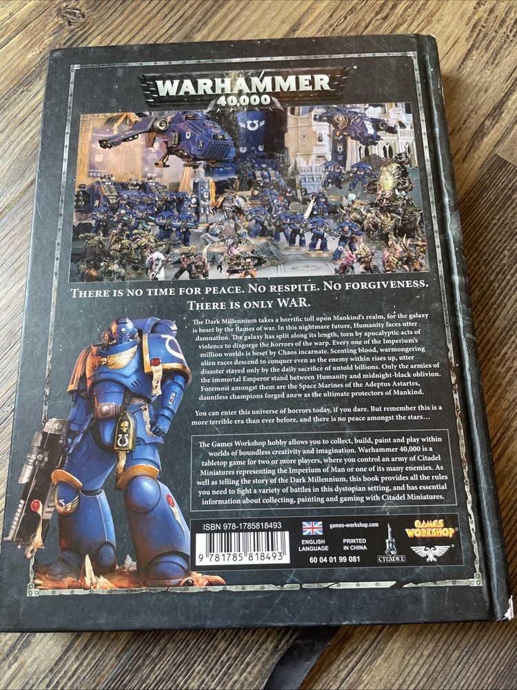 Warhammer 40,000 Rulebook Hardback