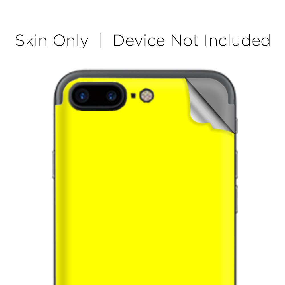 Apple iPhone 7 / 8 Plus Skins Decal Wrap Bright Yellow