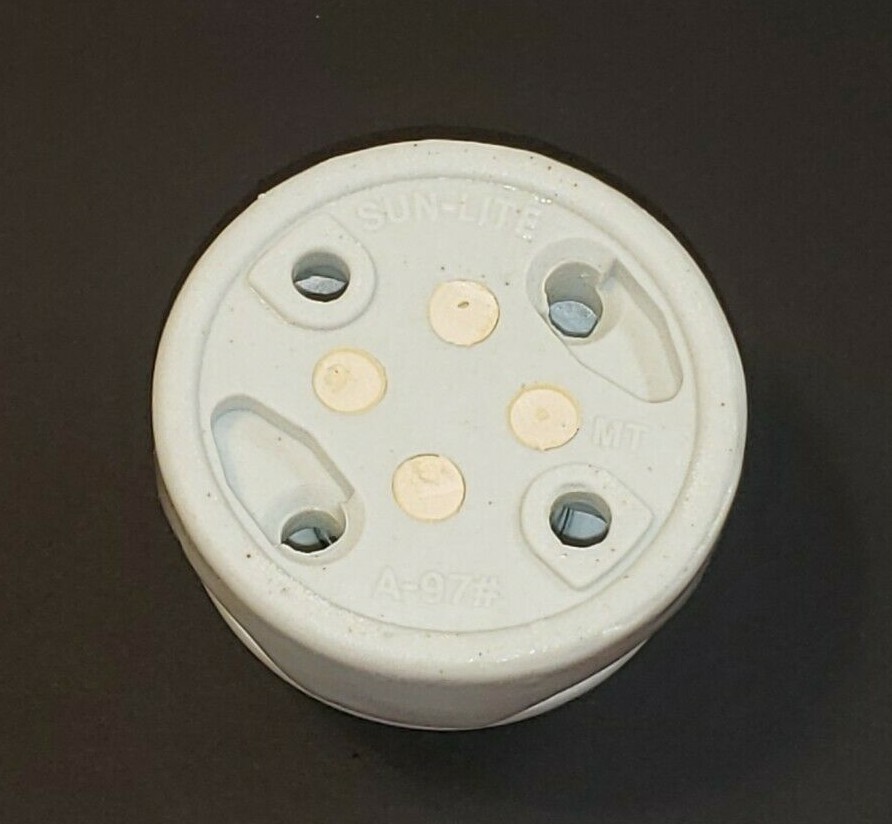 Medium base E26 2-piece Ring Type Sign Edison Socket glazed porcelain 47719JB