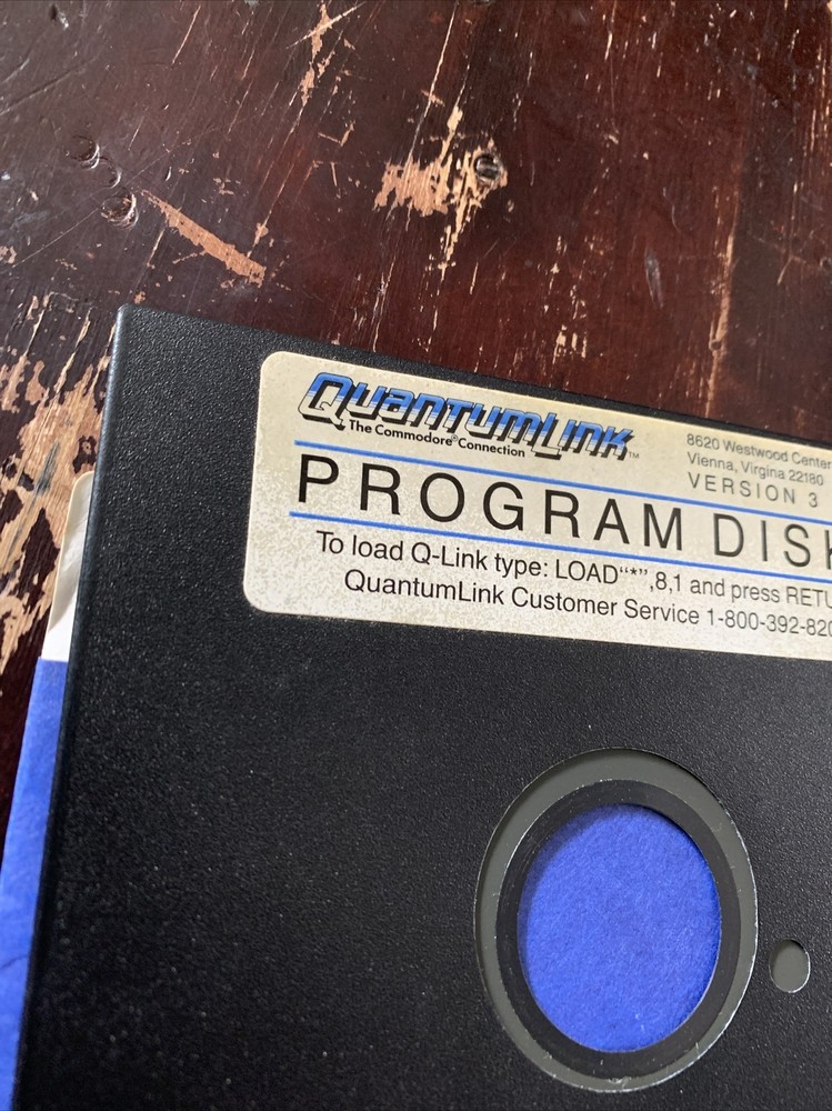 Quantum Link Program Disk for Commodore 64 Volume 3